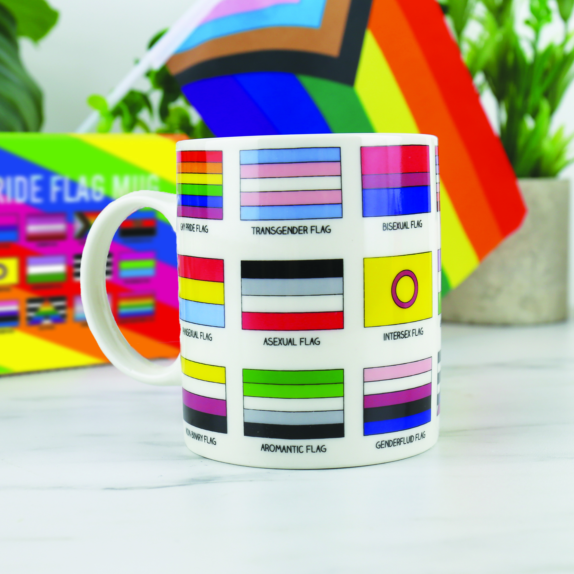Mugg Pride Flaggor