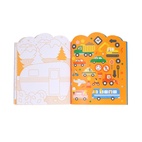Ritbok med Stickers Fordon