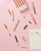Pens Colorblock, Off White & Mole Grey