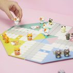 Ludo Board Game,Kawaii Purrchisi,plastic/cartboard