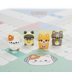Ludo Board Game,Kawaii Purrchisi,plastic/cartboard