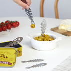 Snack fork, Sardines, x6, tin