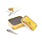 Snack fork, Sardines, x6, tin