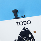 Bookmark,Wellington,black,plastic