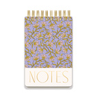 Stort Anteckningsblock  - Vintage Floral Lila