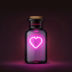 *Ljus i Apoteksglas Love Potion