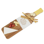 Wooden cheese tray Wine bottle