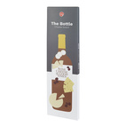 Wooden cheese tray Wine bottle