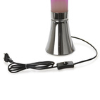 Lava lamp, Magma, Silver/ Pink