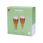 Beer glass Gravity, 400 ml x 2