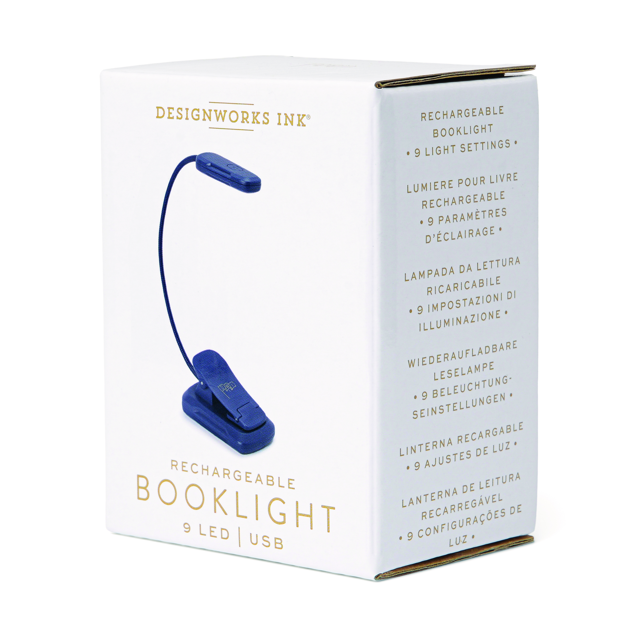 Boklampa Reglerbar  - Marinblå