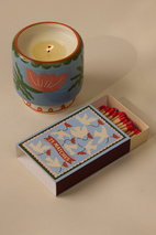 Adopo Flower Ceramic Candle - Cactus Flower Boxed