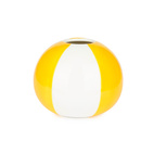 Ceramic vase Beachball. Yellow 14 cm