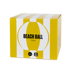 Ceramic vase Beachball. Yellow 14 cm