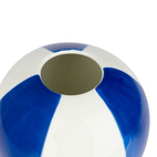 Ceramic vase Beachball. Blue 14 cm