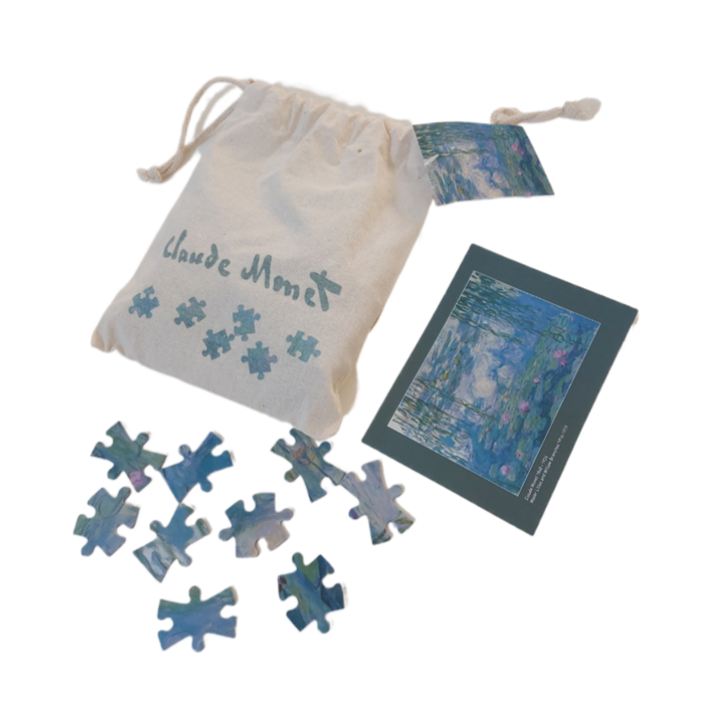 Jigsaw puzzle in canvas bag,  100 pieces
