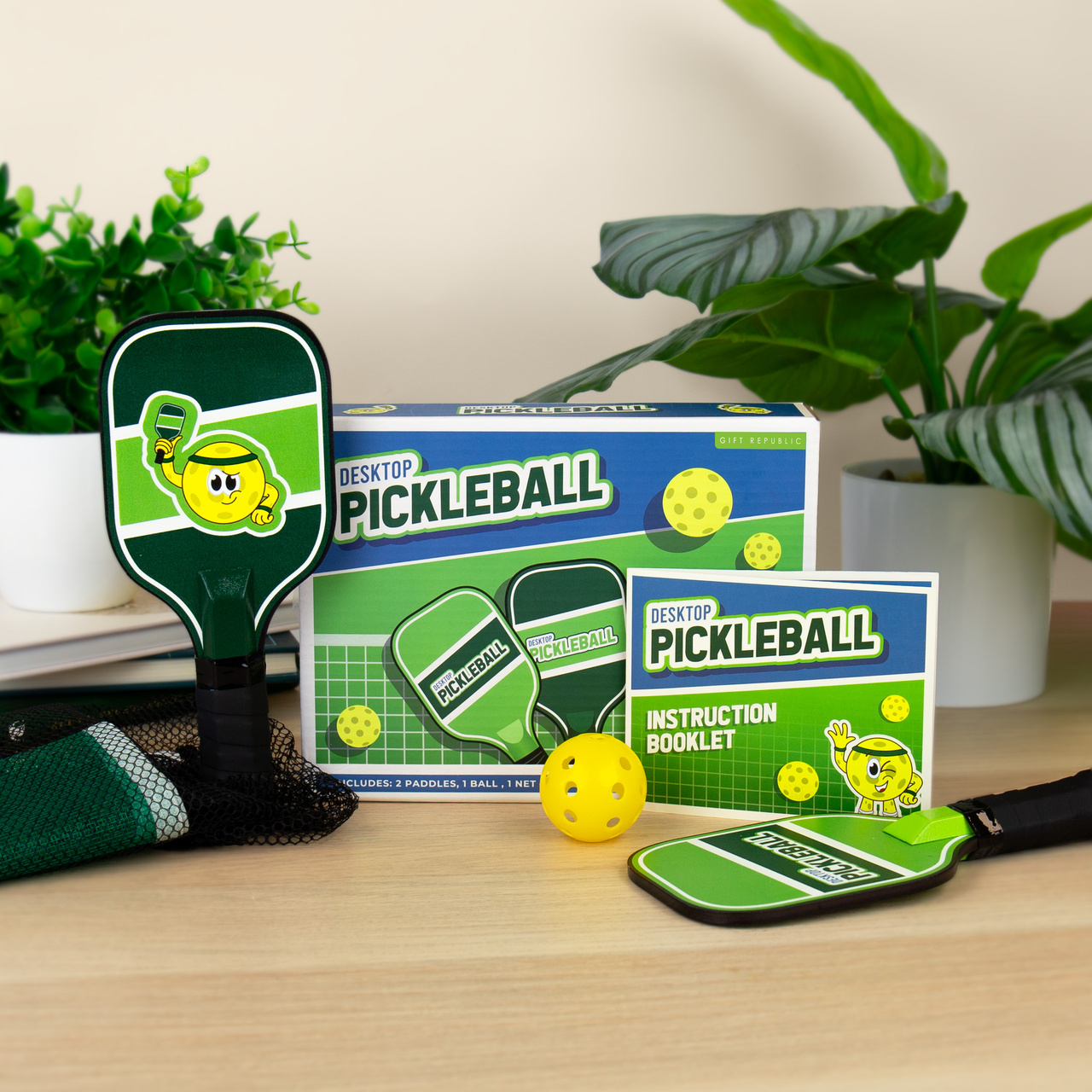 Pickleball vid skrivbordet