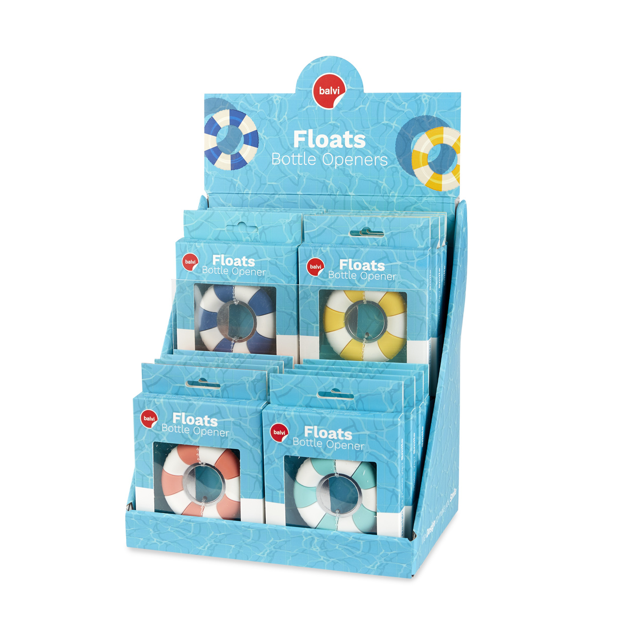 Bottle Opener Floats, Assorted Colors 4 x 4