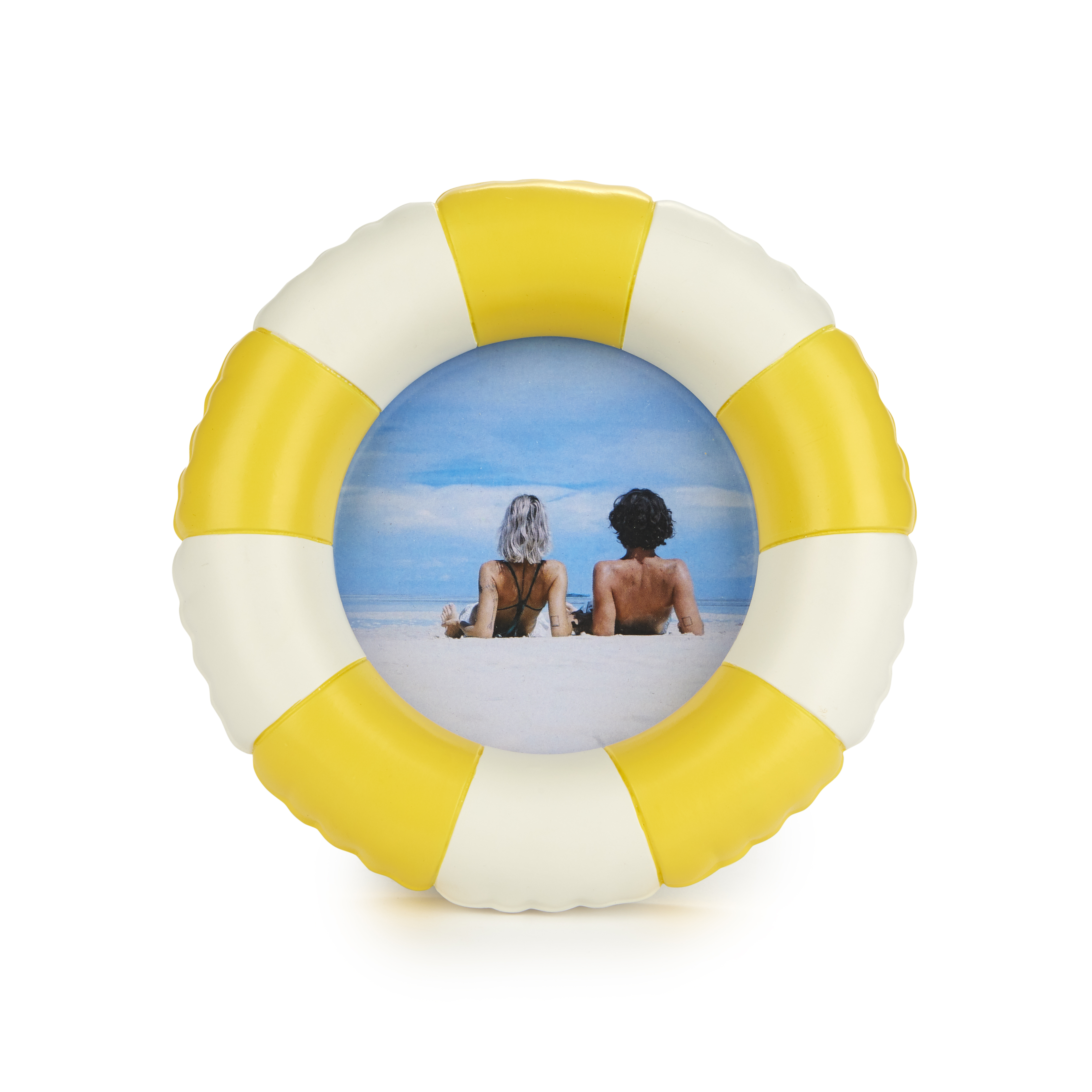 Fotoram Floats, Gul/vit