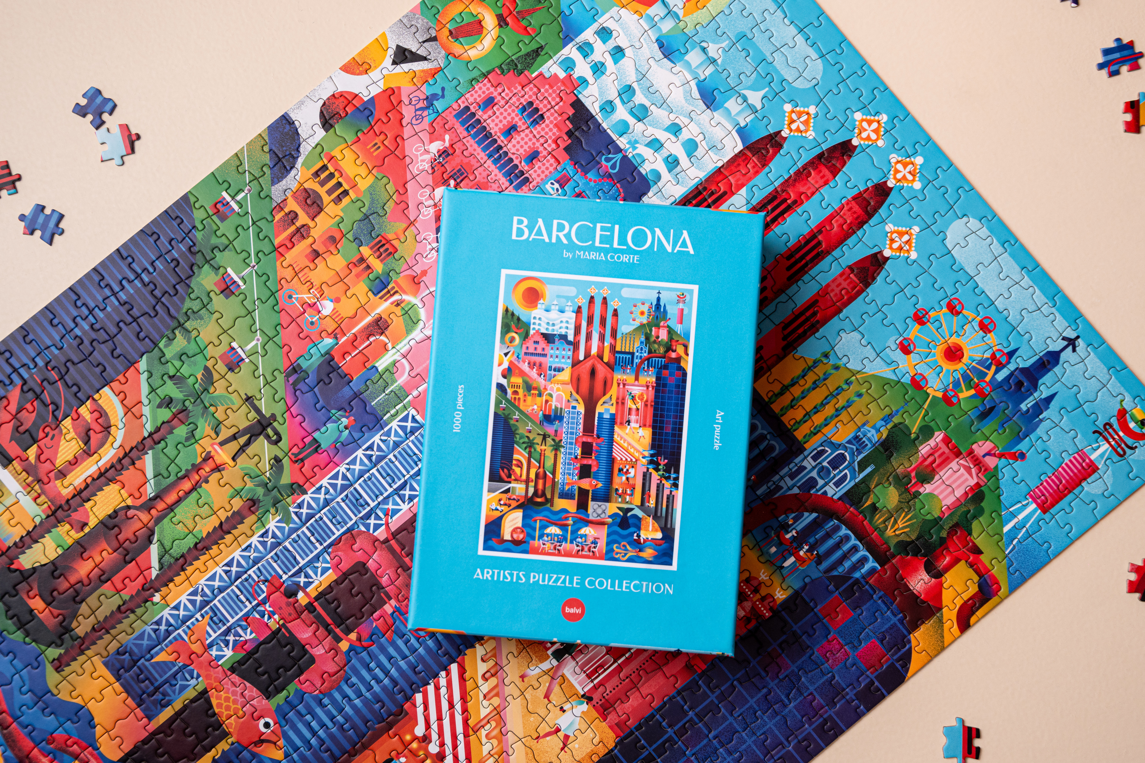 Pussel Barcelona, 1000 bitar