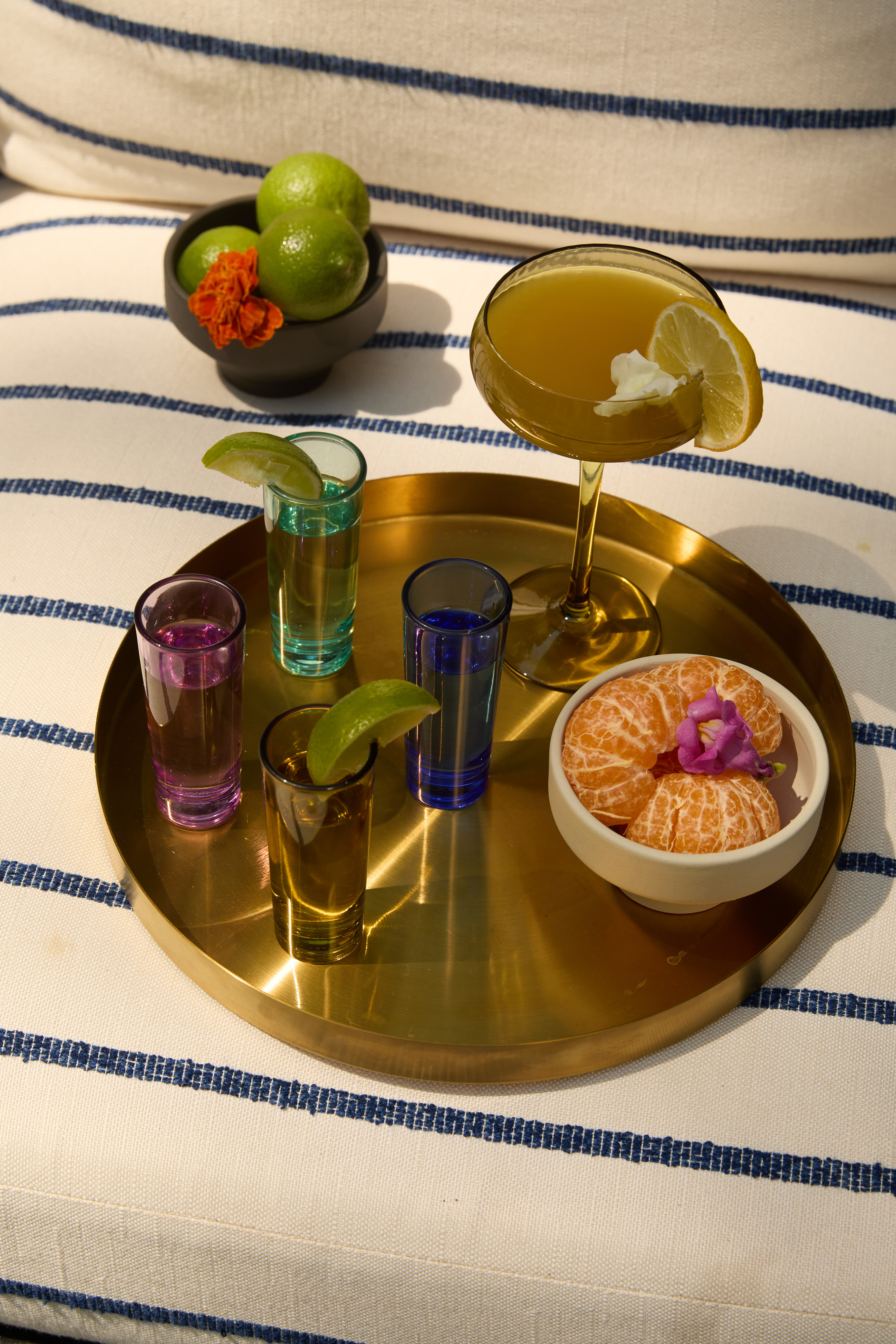 Shotsglas i blandade färger The Gracie- set om 4