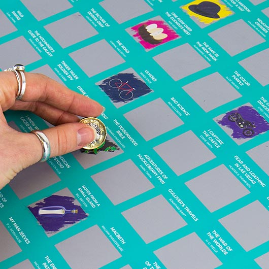 Scratch off bucketlist books