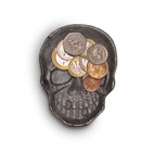 Coin tray Skull