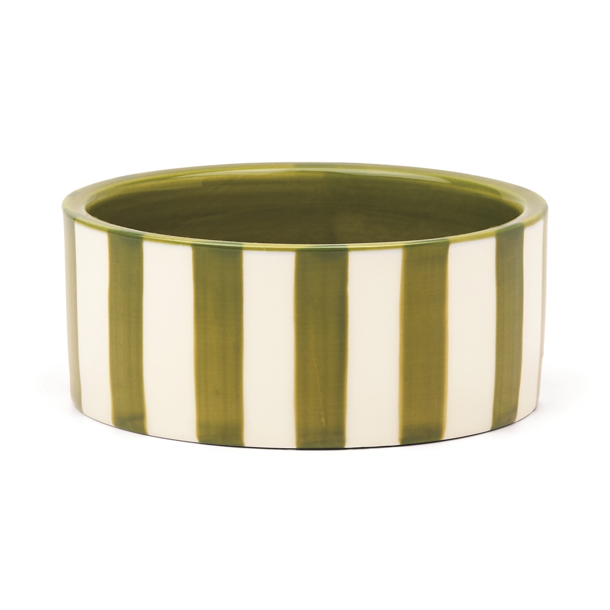 Vinunderlägg - Izzy Wine Coaster - Grön rand