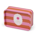Doftljus plåtask Adopo Sun Printed Tin Candle - Orange Blossom