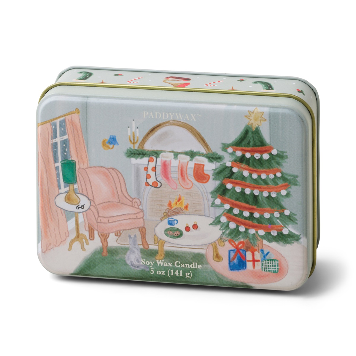 Doftljus med Julmotiv Livingroom - Persimmon & Chestnut