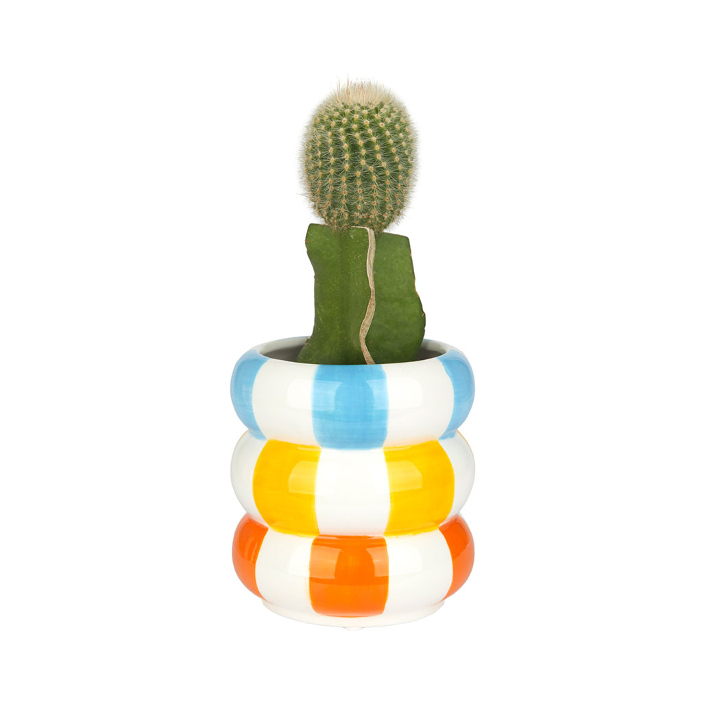 Blomkruka i keramik Floats,flerfärgad 12 cm