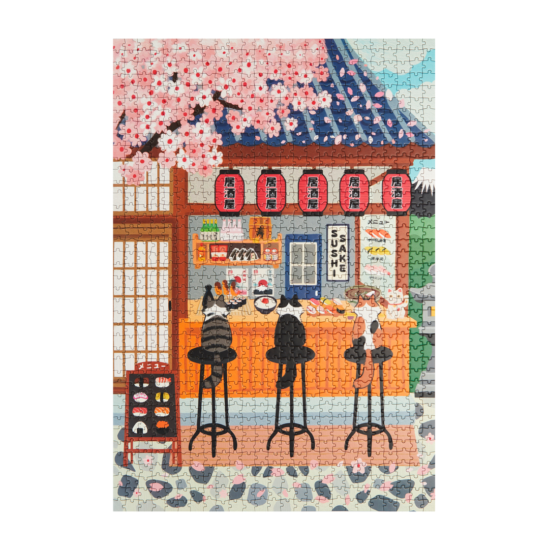 Pussel Sushi Cats, 1000 bitar
