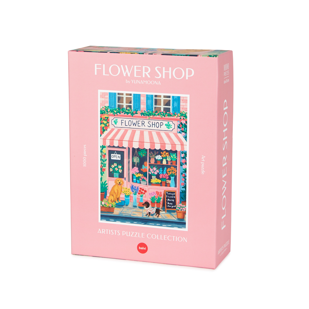 Pussel Flower Shop, 1000 bitar
