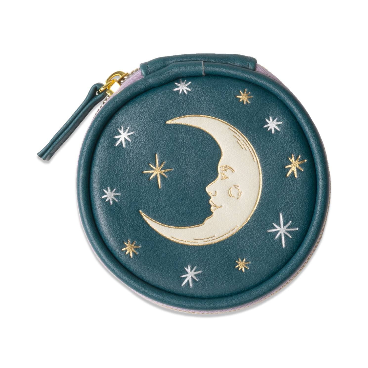 Pillerfodral i Veganskt Läder - Teal Moon
