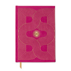 Anteckningsbok i Mocka  - Fuchsia