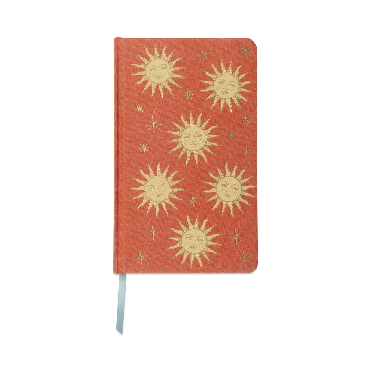 Tygklädd skrivbok Celestial - Terracotta Sun