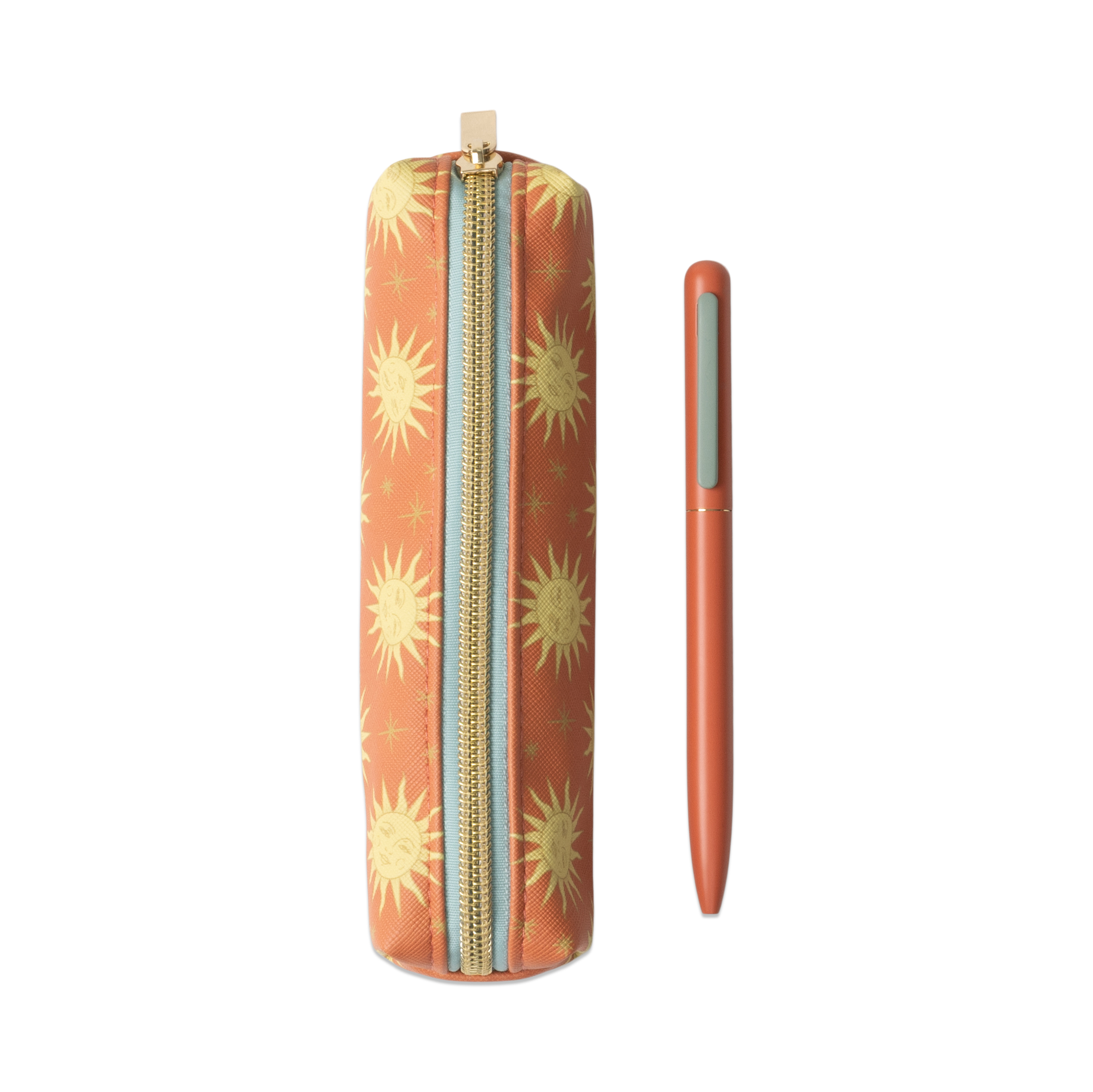 Set med Penna och penndfodral - Terracotta Sun