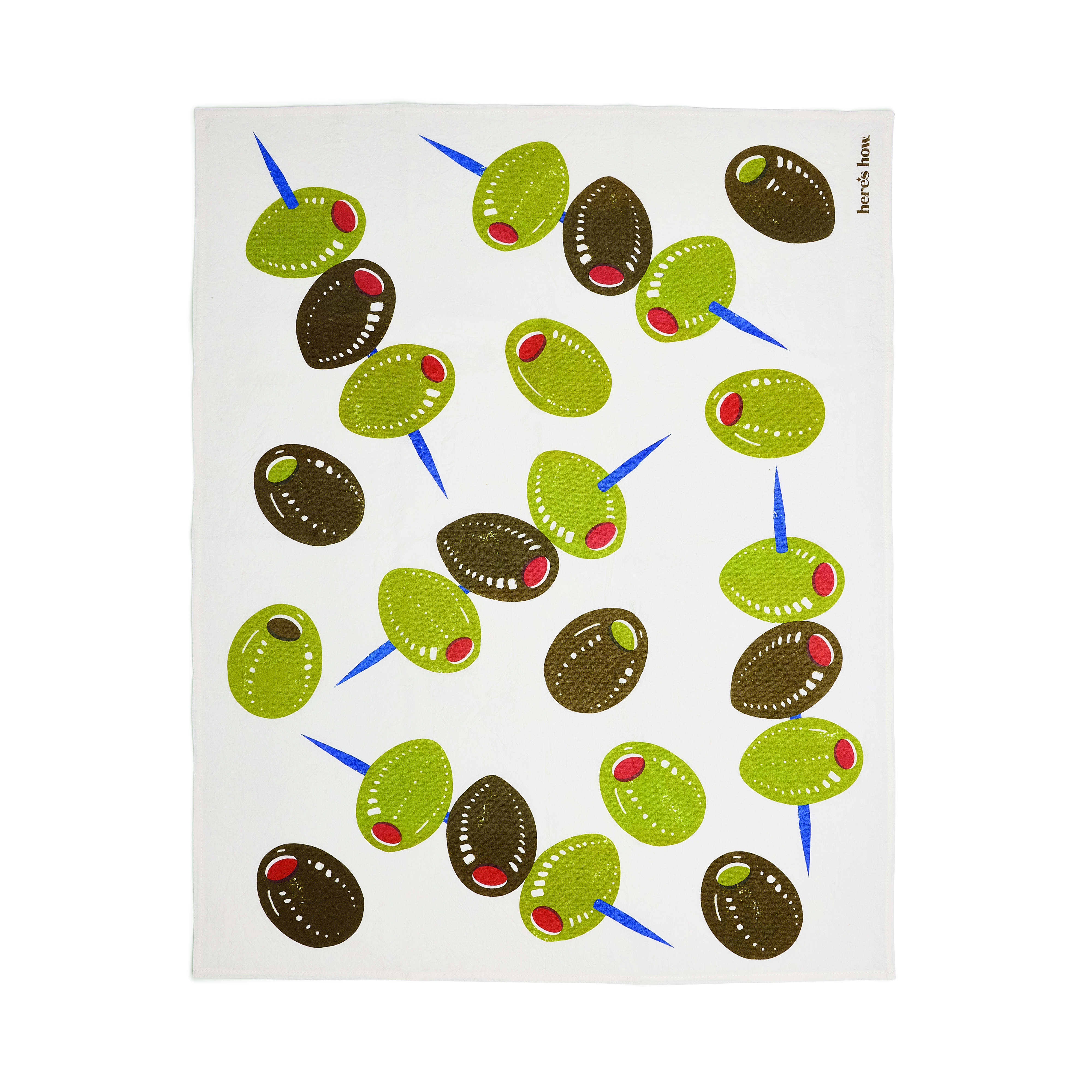 Kökshandduk Emmy- Olives