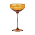 Glas Coupe The Lou- Set om 2- Bärnsten