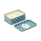 Doftljus plåtask Adopo Palm Printed Tin Candle - Lush Palms