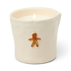 Bistro 226g Gingerbread Embossed Ceramic Candle - Gingerbread