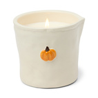 Bistro 226g Pumpkin Embossed Ceramic Candle - Pumpkin Spice
