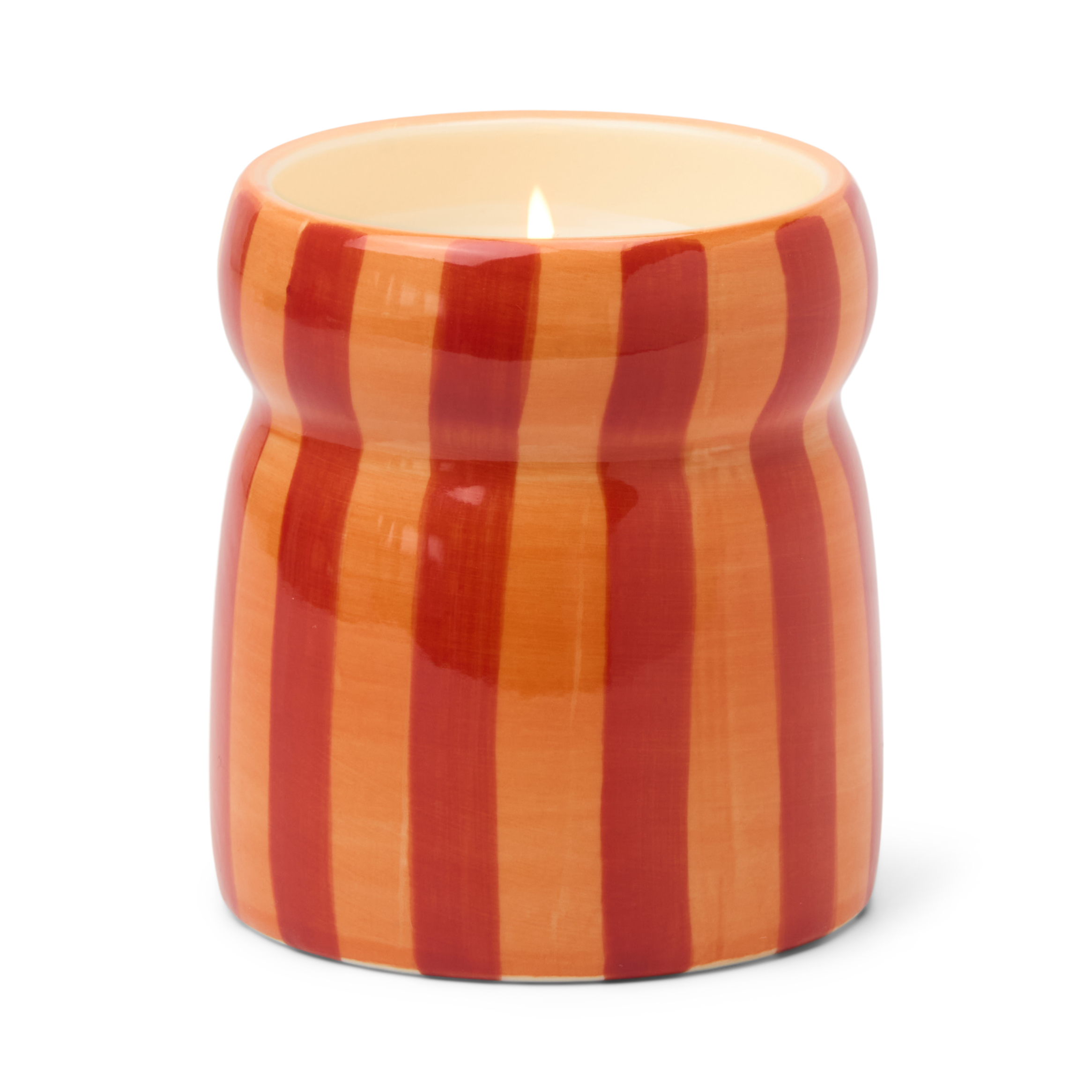 Doftljus Cabana Röd/Orange Randig - Spice Apple