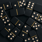Spel i trälåda Domino