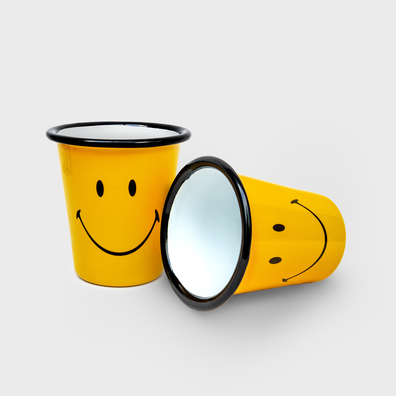 Emaljglas Smiley