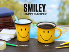 Emaljglas Smiley