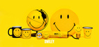 Emaljglas Smiley
