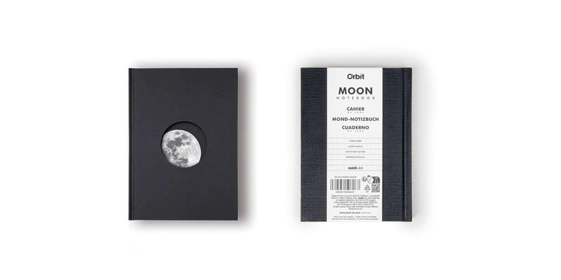 Anteckningsbok A6 Moon