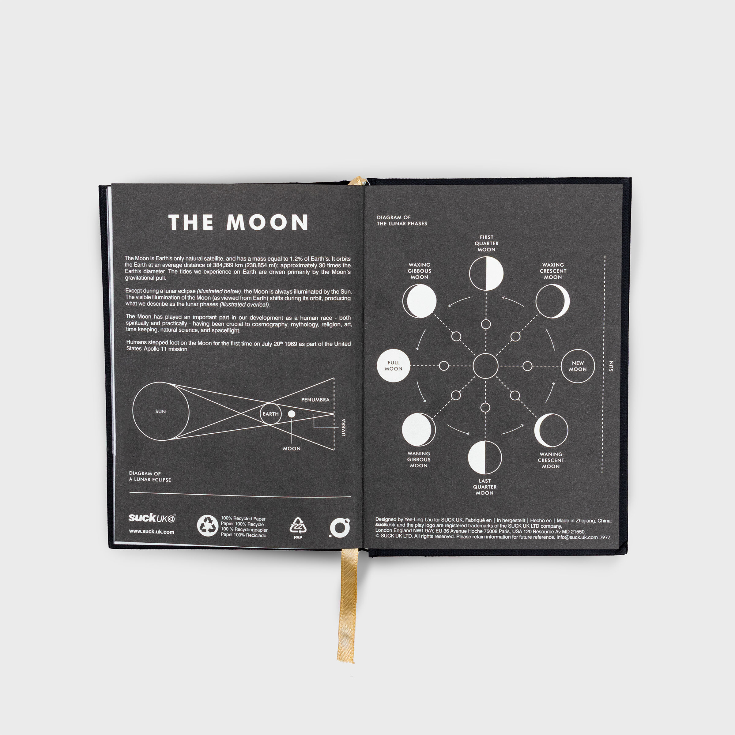 Anteckningsbok A6 Moon