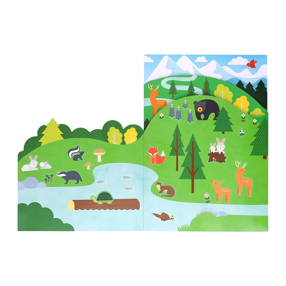 Stickerset Djur i Skogen